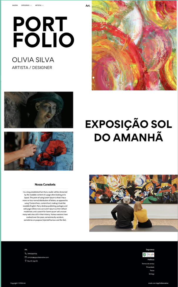 Tema galeria de arte